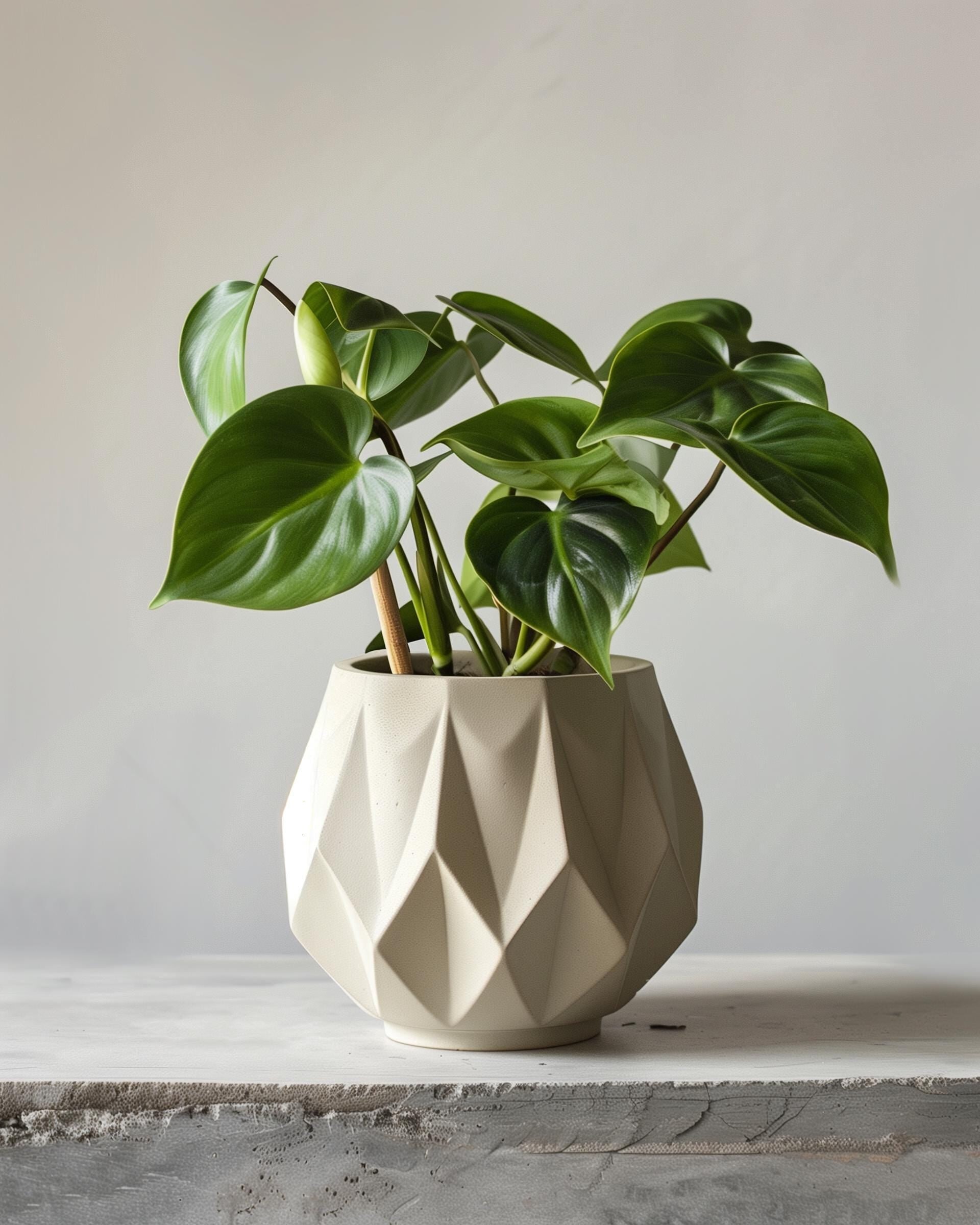 3D Printed Geometric Planter | Modern Faceted Plant Pot | Minimalist Indoor Planter | Unique Home Decor | Gift for Plant Lovers