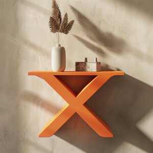 3D Printed X-Shaped Wall Shelf | Modern Floating Shelf with Geometric Design | Minimalist Wall Decor Accent for Stylish Home Interiors