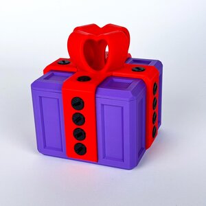 The Annoying Gift Box | 3D Printed Puzzle Gift Box | Fun Challenge Gift | Unique Locking Gift Box | Gag Gift Packaging | Prank Friend Gifts