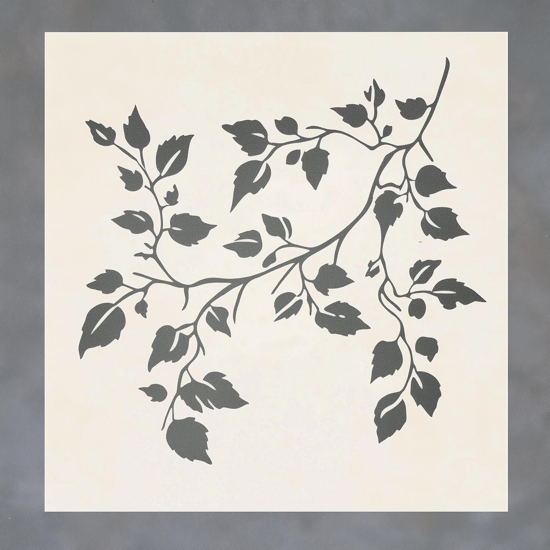 Vine Stencil | 3D Printed Floral Stencil | Reusable Wall Painting Stencil | DIY Craft Stencil | Home Decor Stencil | Nature Pattern Stencil