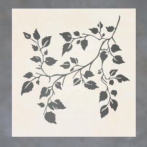 Vine Stencil | 3D Printed Floral Stencil | Reusable Wall Painting Stencil | DIY Craft Stencil | Home Decor Stencil | Nature Pattern Stencil