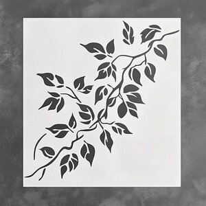 Vine Stencil | 3D Printed Leaf Stencil | Reusable Wall Ivy Painting Stencil | DIY Craft Stencil | Home Decor Stencil | Scrapbooking Stencil